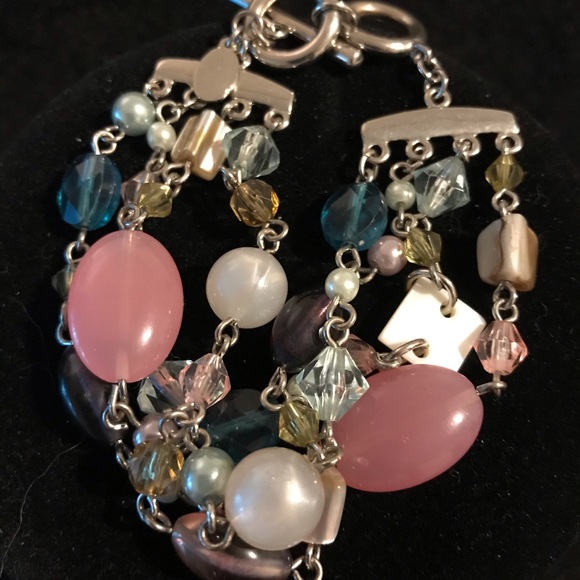 Silver necklace with matching bracelet - Picture 3 of 3